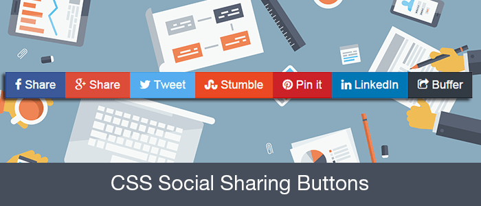 css-social-sharing-buttons