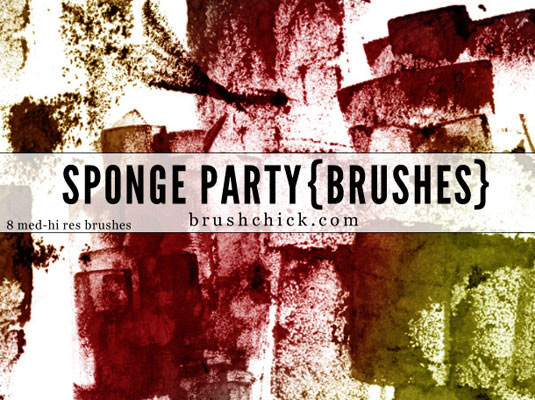 Sponge Party Brush