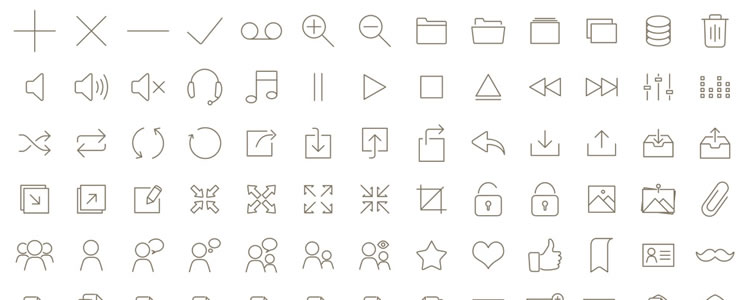 Tonicons Outline Icons