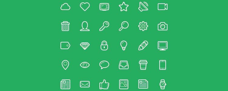 Linecons Free - Free Line-Styled Icons