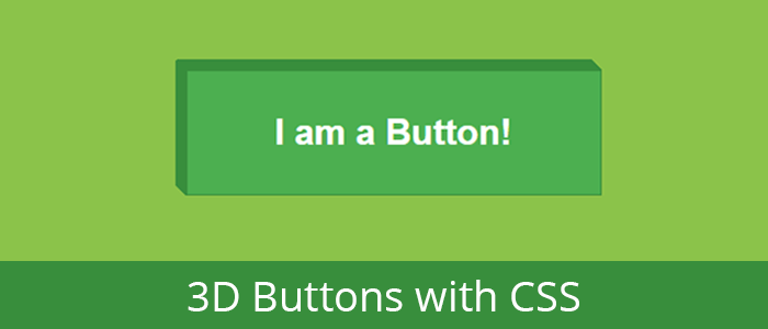 3D Buttons with CSS