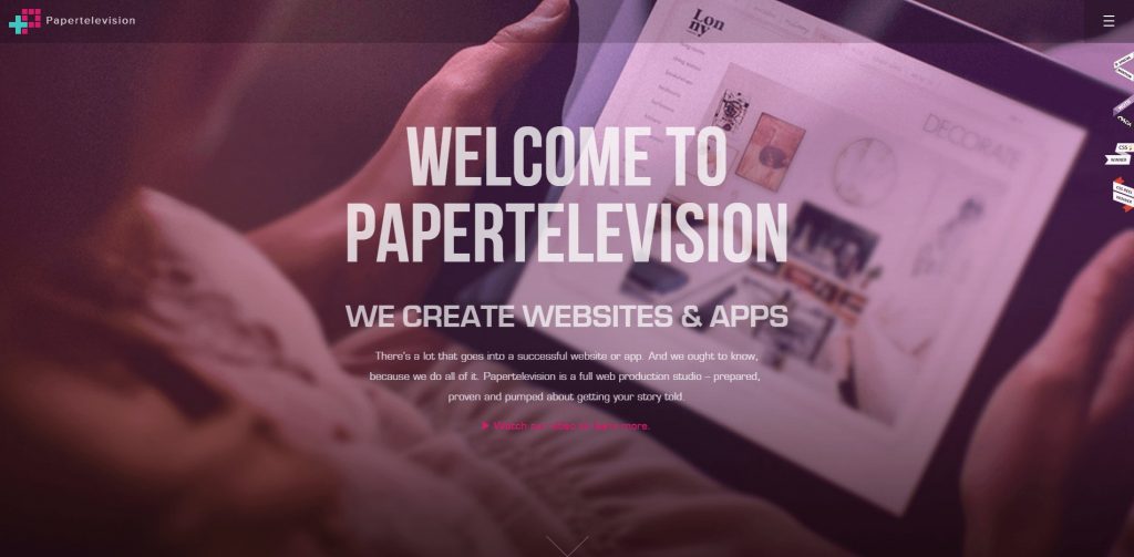 Papertelevision Cincinnati Web Design and Development
