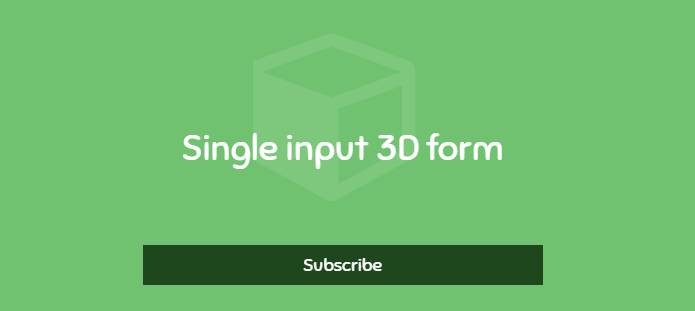 Single input 3D form