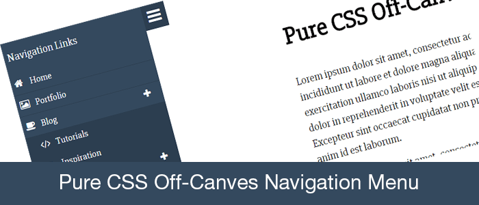 pure-css-off-canves-navigation-menu