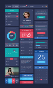 50+ Free Flat UI Kits to Speed Up Your Workflow