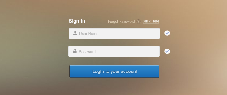 20 Great Looking Free Login Form Psds For Designers 9936