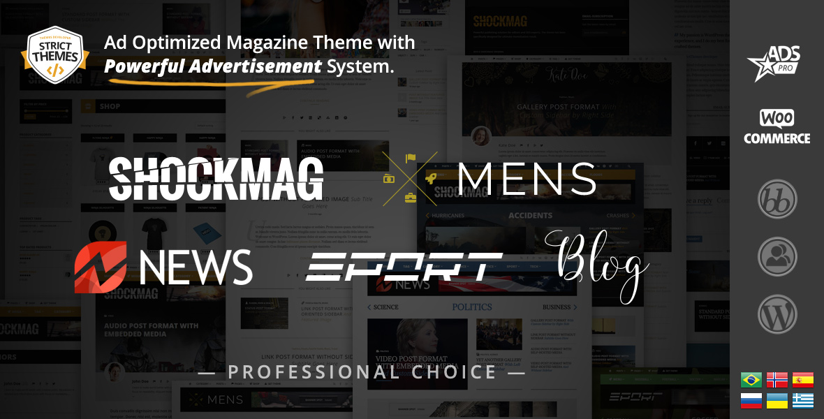 Ad Optimized Magazine WordPress Theme with Powerful Advertisement System