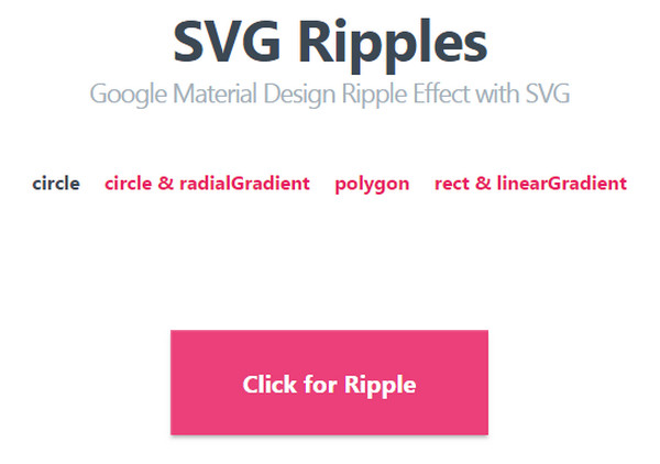 SVG Ripples