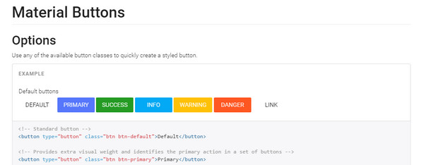 Bootstrap Material Design