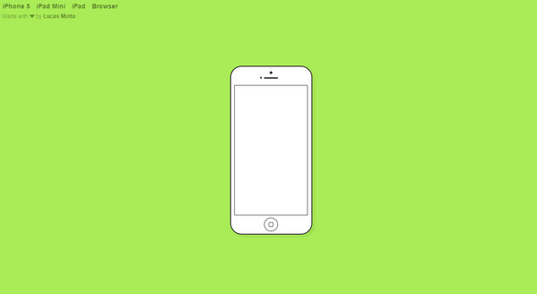 Animated flat iPhone/iPad