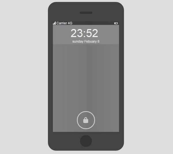 Flat iPhone Login UI by José Barcelon-Godfrey