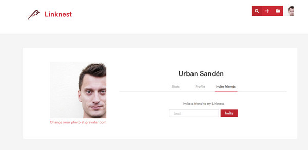Linknest profile by Urban Sanden