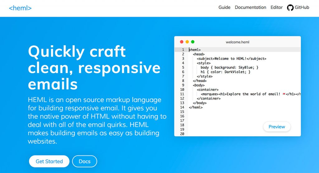 Best Free Responsive Email HTML Template Builders