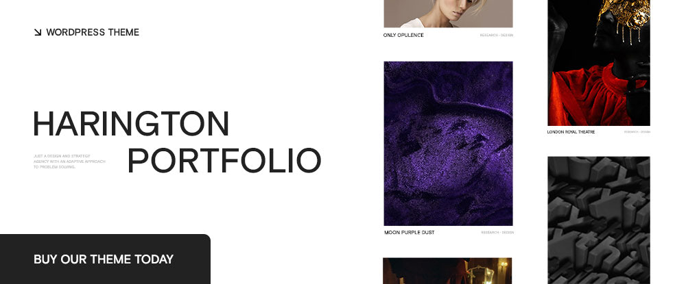 Harington: The Perfect WordPress Theme for Your Portfolio