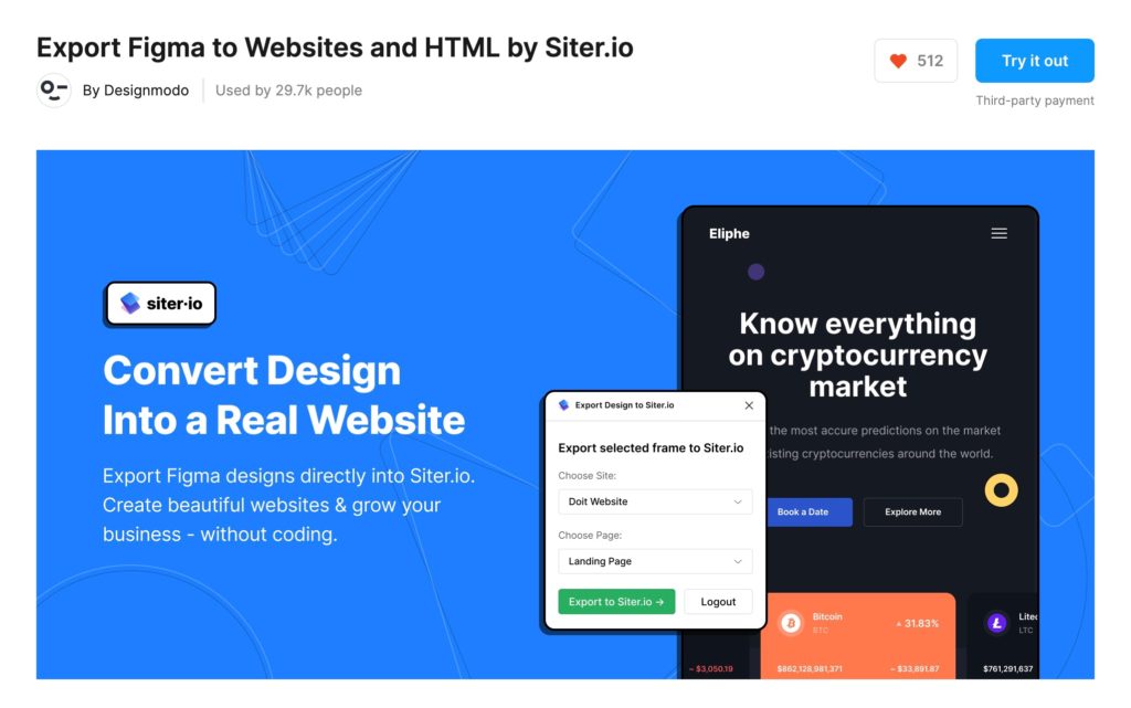 Introducing Siter.io: Figma to HTML Conversion in One Click